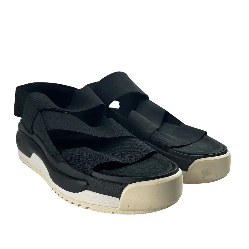 Sporty Snow Boots Y-3/Sandals/US 12/Polyester/BLK/HOKORI
