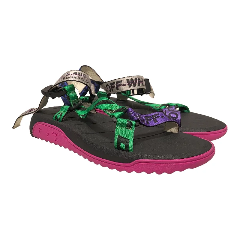Waterproof Running Sandals OFF-WHITE/Sandals/EU 41/Graphic/BLK/pink soles, green purple stra Waterproof Running Sandals OFF-WHITE/Sandals/EU 41/Graphic/BLK/pink soles, green purple stra