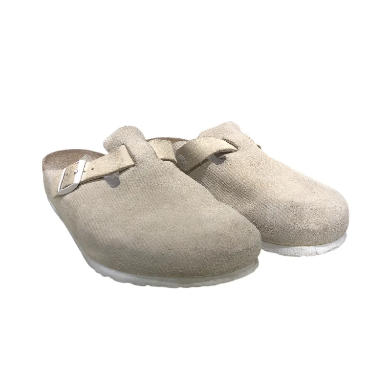 Breathable Hiking Footwear BIRKENSTOCK/STUSSY/Sandals/EU 46/Suede/CRM/