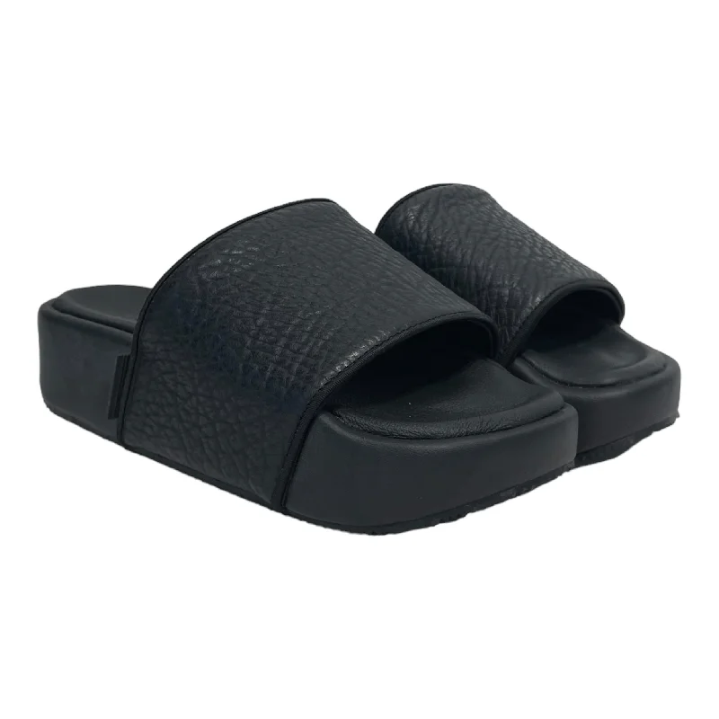 Winter Sandals For Sale adidasxYohji Yamamoto(Y-3)/Sandals/US 5/Leather/BLK/Y-3 SLIDES Winter Sandals For Sale adidasxYohji Yamamoto(Y-3)/Sandals/US 5/Leather/BLK/Y-3 SLIDES