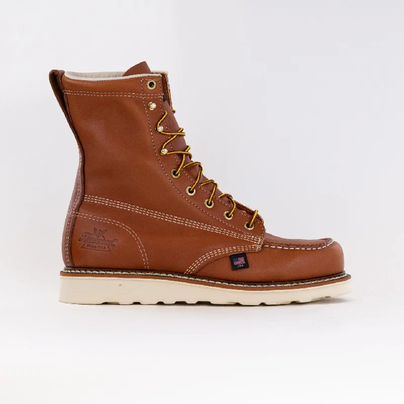 Chunky Sneakers Trend Thorogood American Heritage 8'' Moc Toe Maxwear Wedge (Men's) - Tobacco Brown
