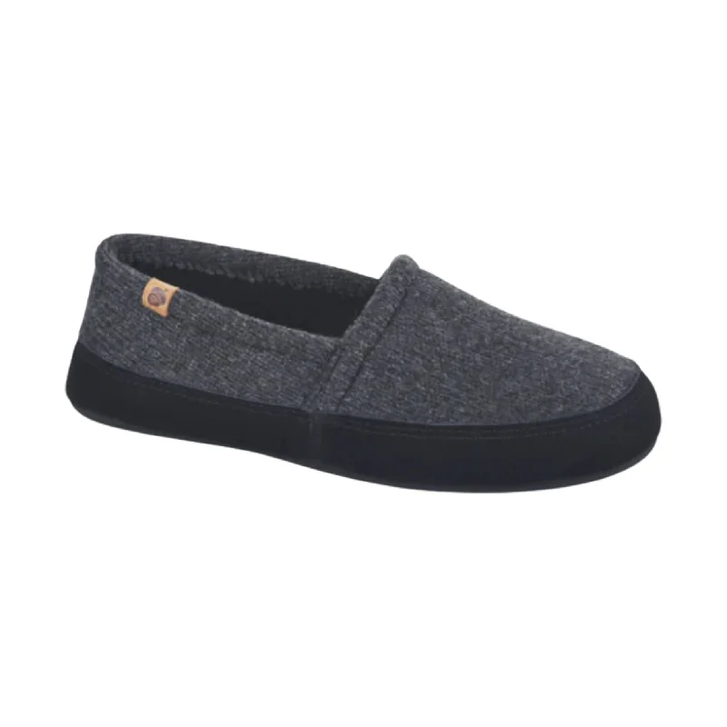 Comfortable Hiking Shoes Sale Acorn Men's Moc Slippers - Dark Charcoal