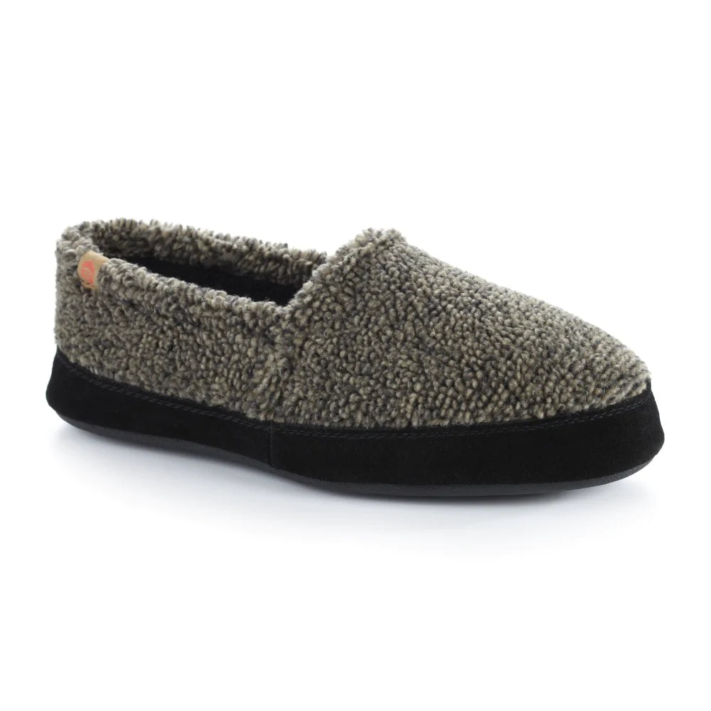 Black Dress Shoes Moc Slipper - Earth Tex - Men's