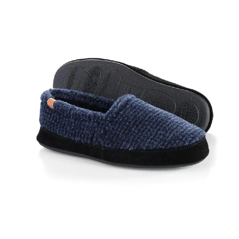 Waterproof Hiking Boots Moc Slipper - Blue Check - Men's