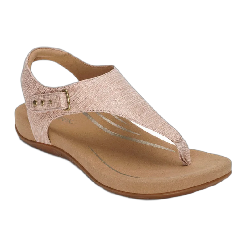 Comfortable Hiking Shoes Ellie Adjustable Quarter Strap Thong