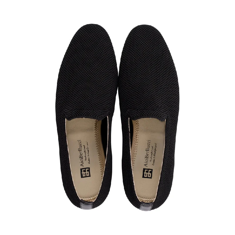 Comfortable Sports Boots Online Aina Black Knit F24