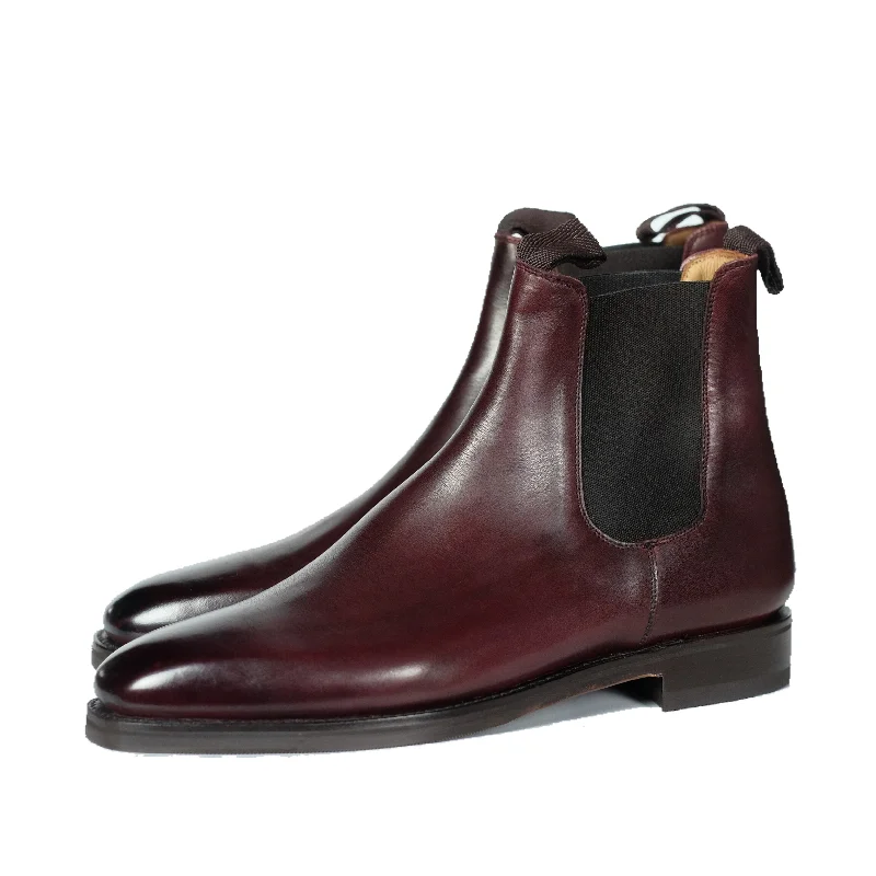 Outdoor Sneakers Collection Alder - Sangria Calf