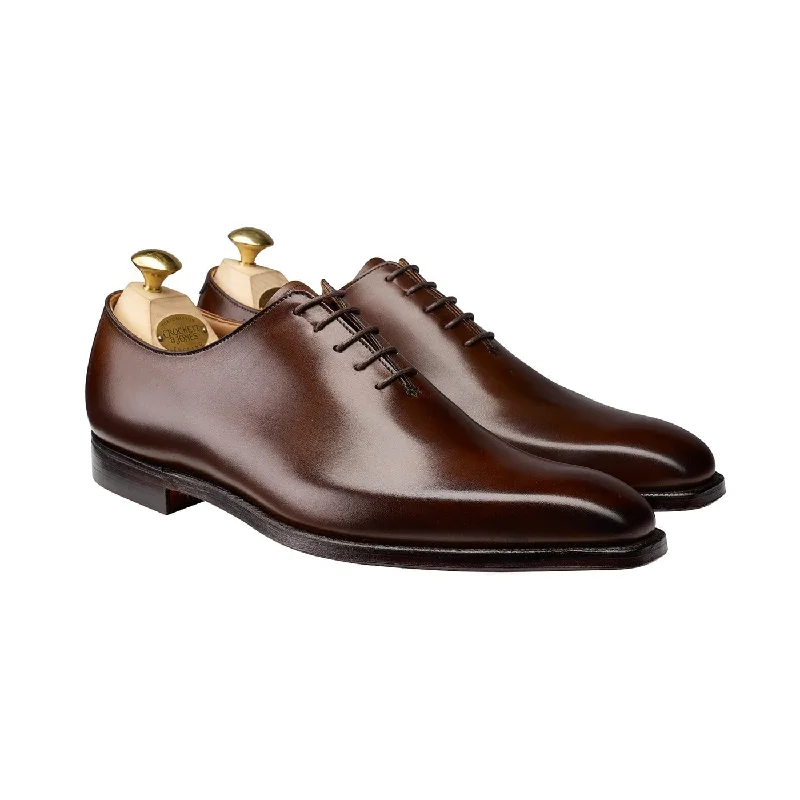 Durable Outdoor Shoes Alex Dark Brown Burnished Calf