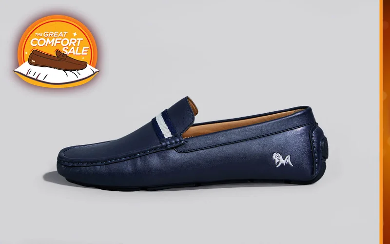 Comfortable Casual Sandals All-Purpose Loafers : Navy