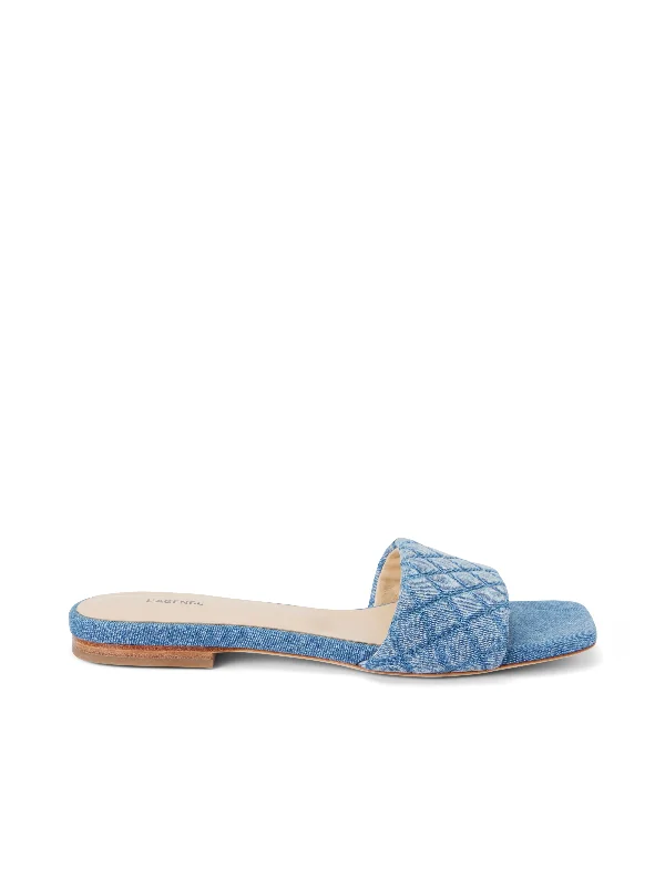 Stylish Sports Sandals Aloise Denim Slide Sandal
