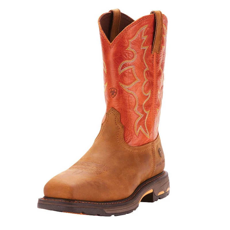 Trendy Sports Footwear Online Sale Ariat Men's WorkHog Wide Square Toe Steel Toe Work Boot Trendy Sports Footwear Online Sale Ariat Men's WorkHog Wide Square Toe Steel Toe Work Boot