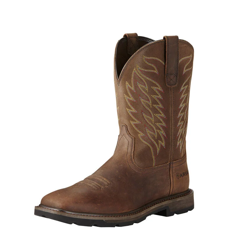 Comfortable Walking Shoes Ariat Men's Groundbreaker Work Boot