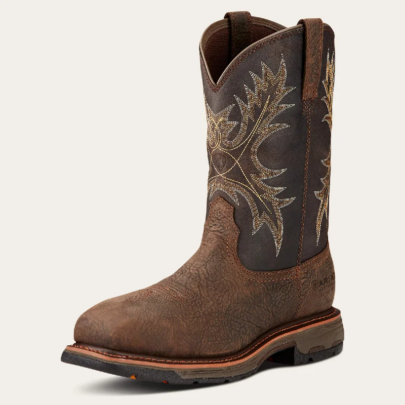 Trendy Summer Sandals Ariat Men's Workhog H2O Wide Square Comp Toe Work Boot