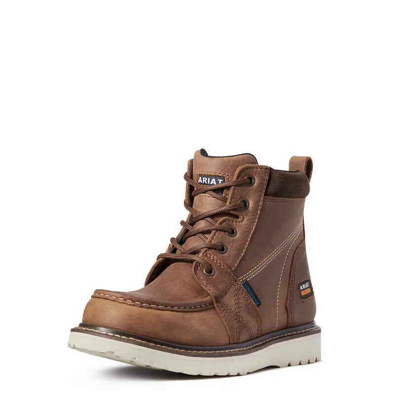 Comfortable Snow Boots Online Sale Ariat Women's Rebar Wedge Moc Toe Waterproof Work Boot
