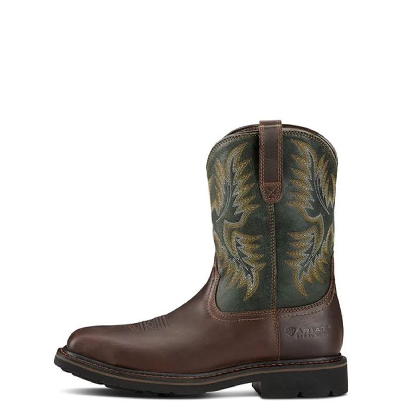 Trendy Hiking Boots Online Ariat Men's Sierra Wide Square Toe Steel Toe Work Boot