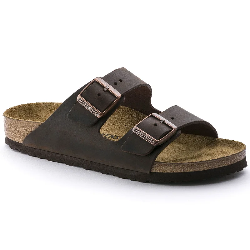 Casual Winter Shoes BIRKENSTOCK ARIZONA HABANA OILED LEATHER UNISEX
