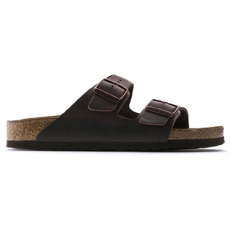 Comfortable Sports Sneakers UNISEX BIRKENSTOCK ARIZONA LEATHER SOFT FOOTBED | HABANA