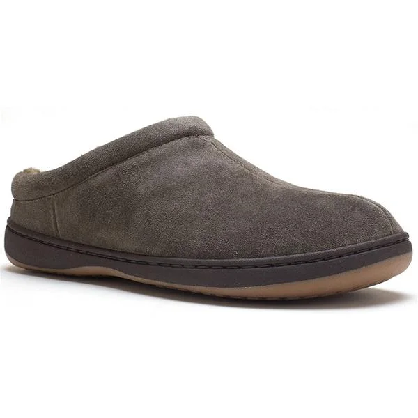 Comfortable Sandals For Summer Tempur-Pedic Arlow Slipper Charcoal Suede (Men's)