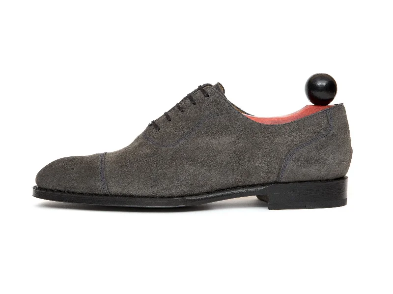 Comfortable Hiking Sandals For Sale Auburn - MTO - Mid Grey Suede / Navy Stitching - NGT Last - Single Leather Sole Comfortable Hiking Sandals For Sale Auburn - MTO - Mid Grey Suede / Navy Stitching - NGT Last - Single Leather Sole