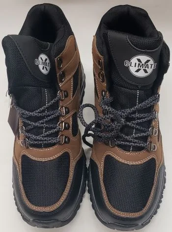 Comfortable Outdoor Footwear Austen -- Men's Suedine Hiker -- Brown/Black