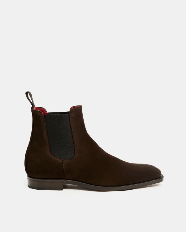 Trendy Sports Footwear Brown Suede Chelsea Boot