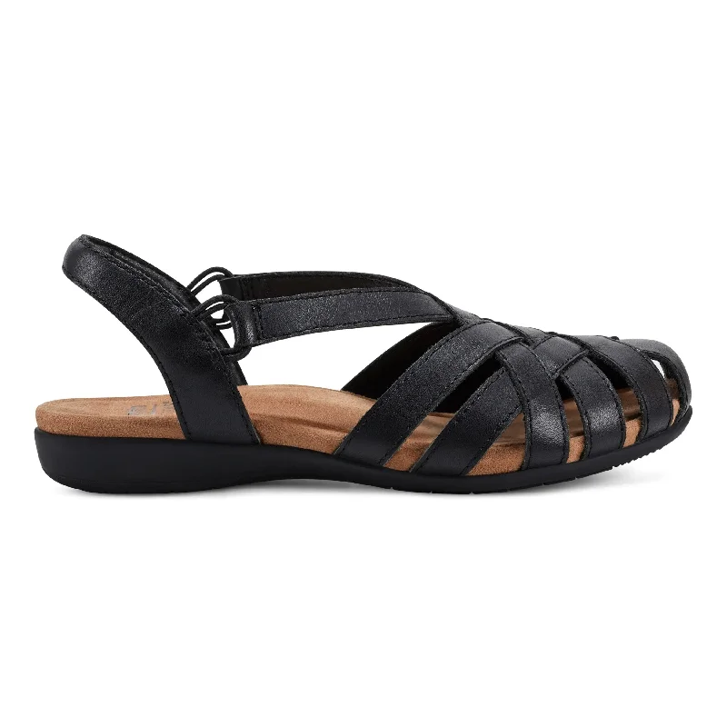 Fashionable Hiking Shoes Berri Woven Casual Round Toe Slip-on Sandals