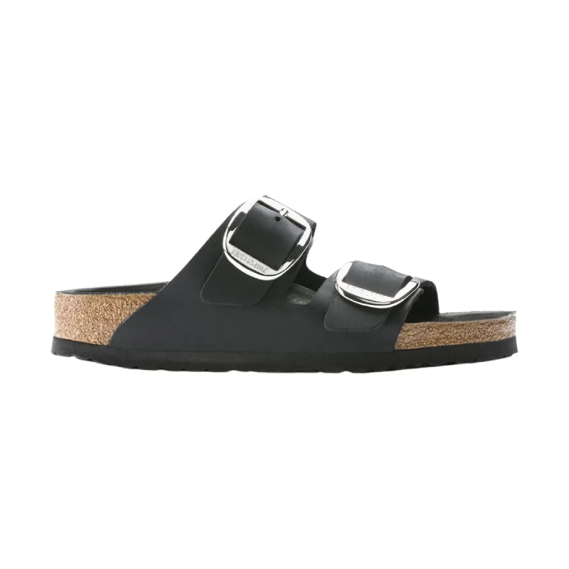 Trendy Casual Sandals Birkenstock Arizona Big Buckle Sandal - Oiled Leather Black