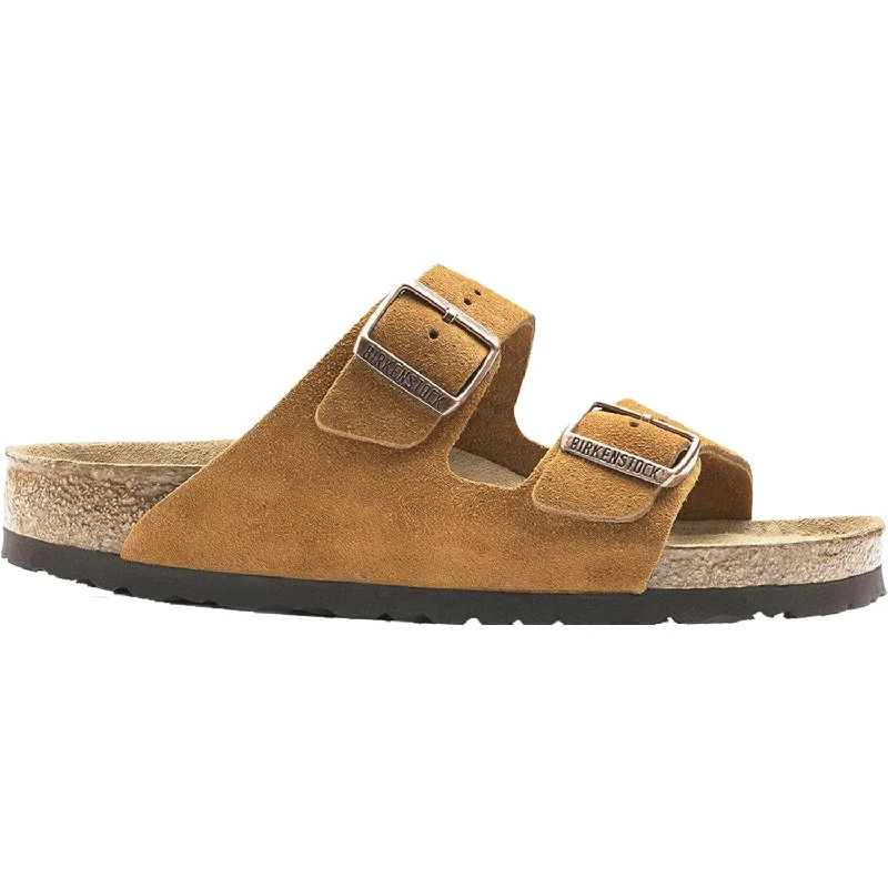 Breathable Sports Shoes Unisex Birkenstock Arizona Soft Footbed Mink Suede