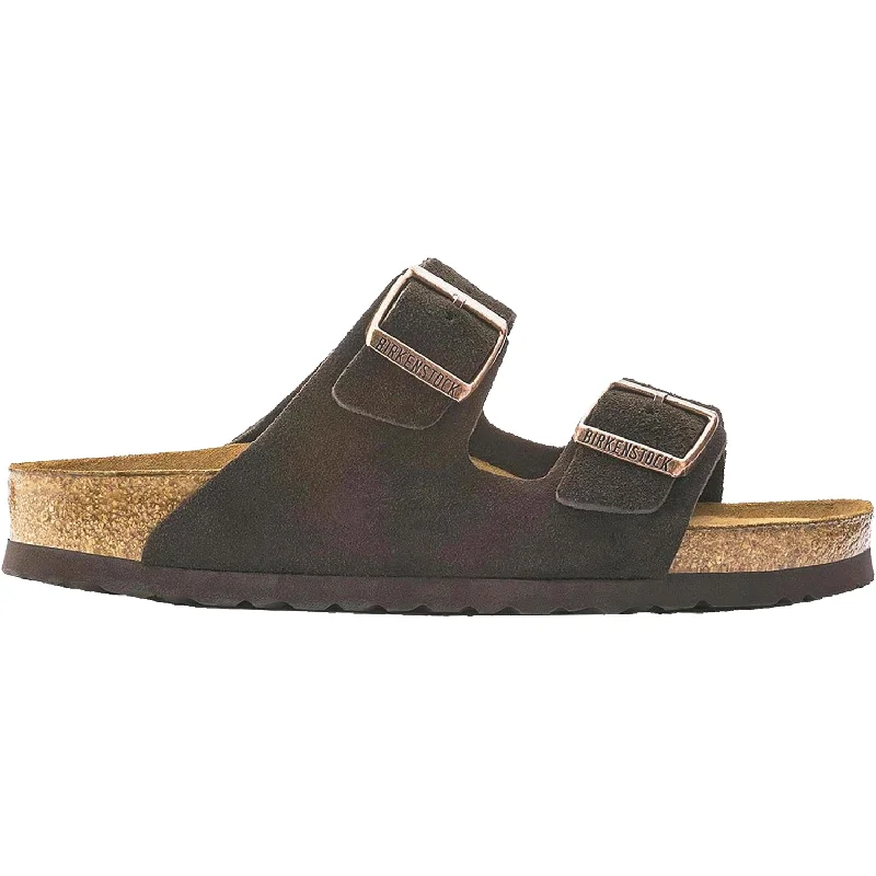 Comfortable Running Footwear For Sale Unisex Birkenstock Arizona Soft Footbed Mocha Suede
