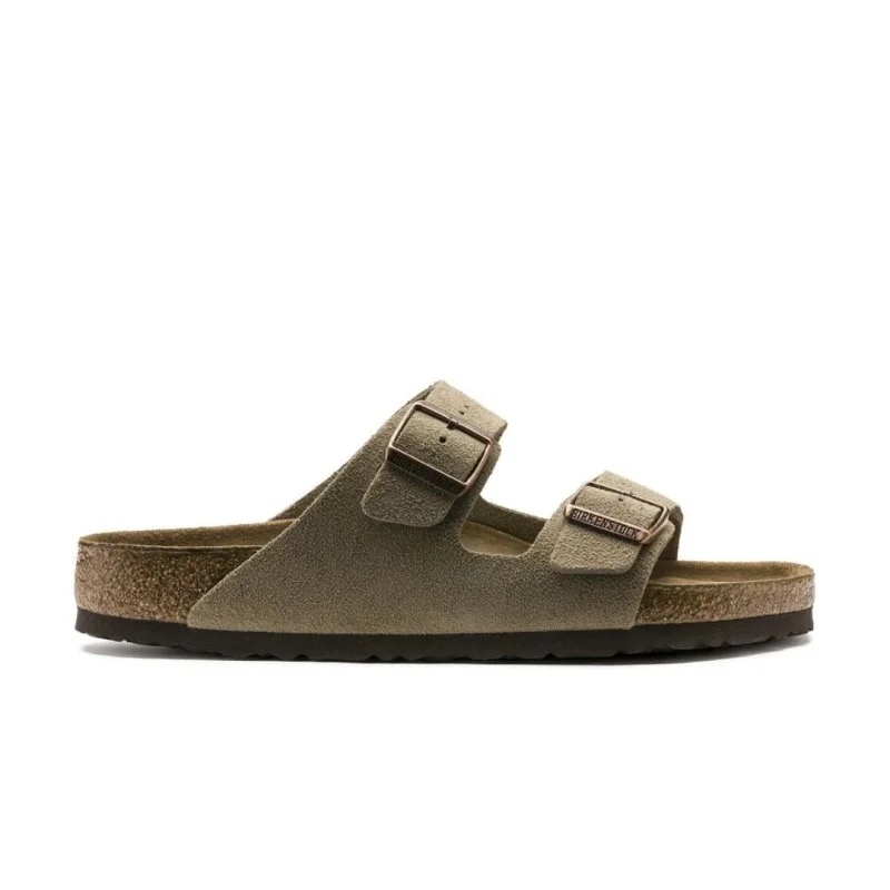 Breathable Sports Shoes Birkenstock Arizona Soft Footbed - Taupe Suede