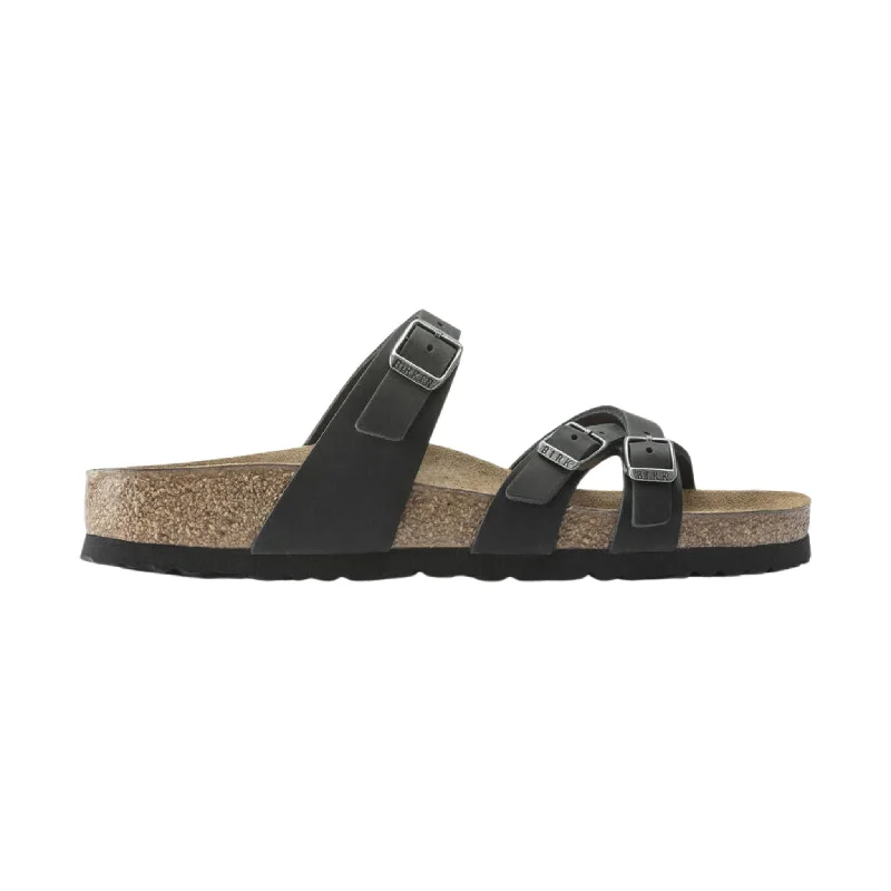 Stylish Sports Sandals Birkenstock Franca Sandal - Oiled Leather Black