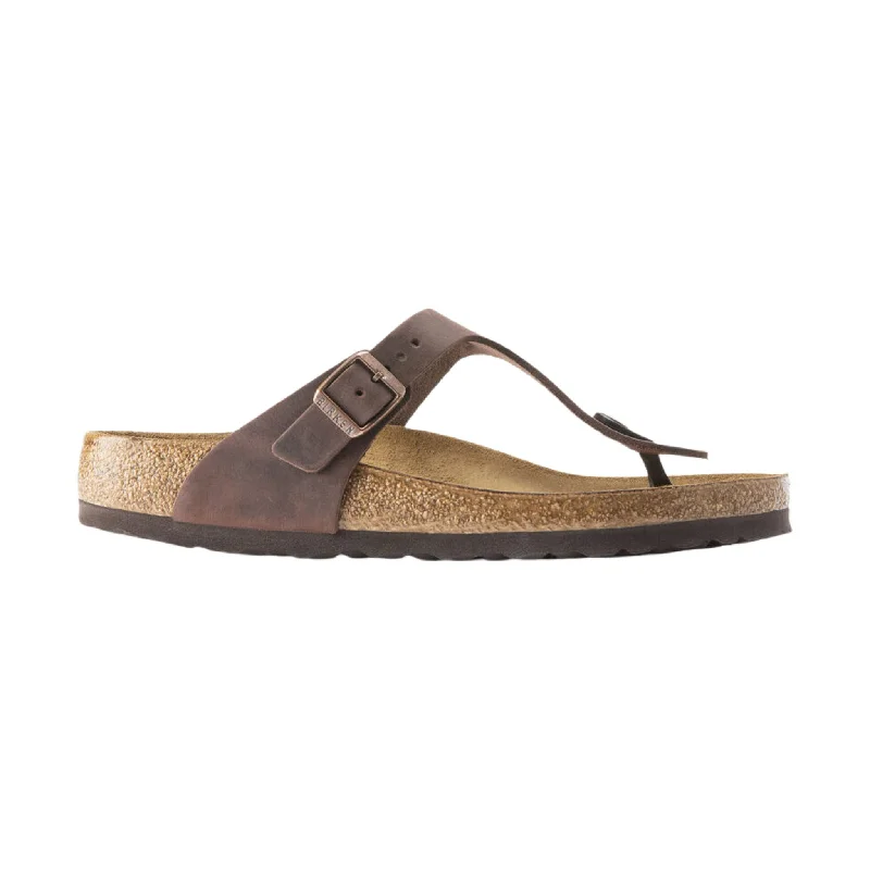 Stylish Hiking Boots For Women Birkenstock Gizeh Sandal - Oiled Leather Habana