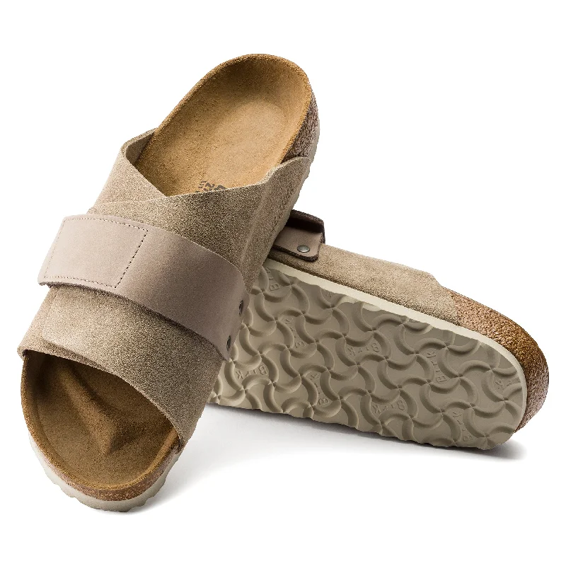 Best Hiking Shoes Online Birkenstock Kyoto Nubuck/Suede Leather Color: Taupe