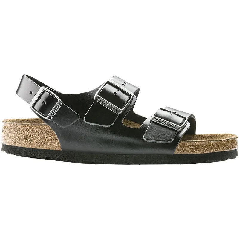 Casual Hiking Boots For Sale Unisex Birkenstock Milano Soft Footbed Black Amalfi Leather Casual Hiking Boots For Sale Unisex Birkenstock Milano Soft Footbed Black Amalfi Leather