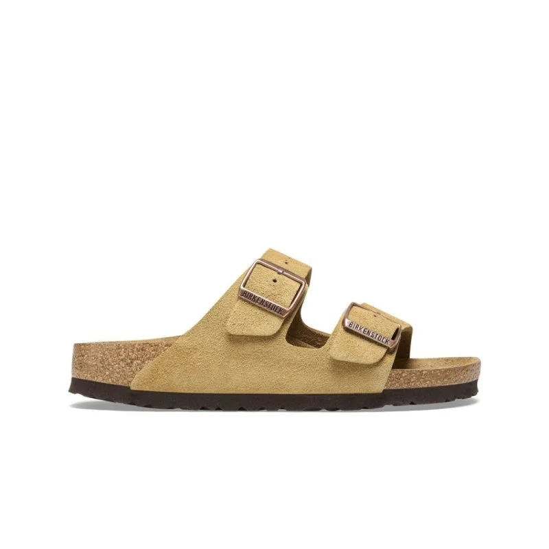 Fashionable Sports Sandals Birkenstock Arizona - Latte Cream Suede