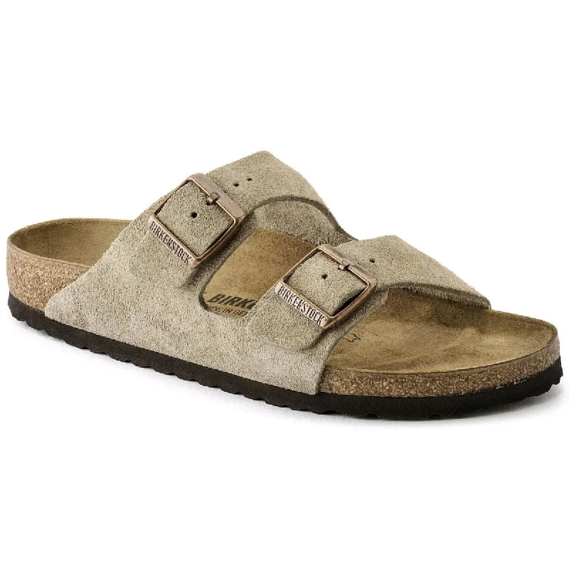 Best Running Footwear Birkenstock Arizona - Taupe Suede