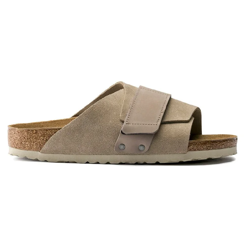 Designer Flats For Sale Birkenstock Kyoto - Taupe Suede