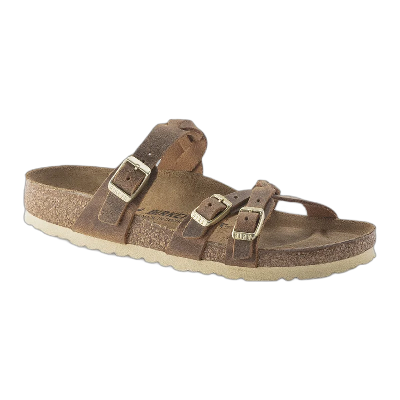 Comfortable Loafers For Women Franca Braid Oiled Leather