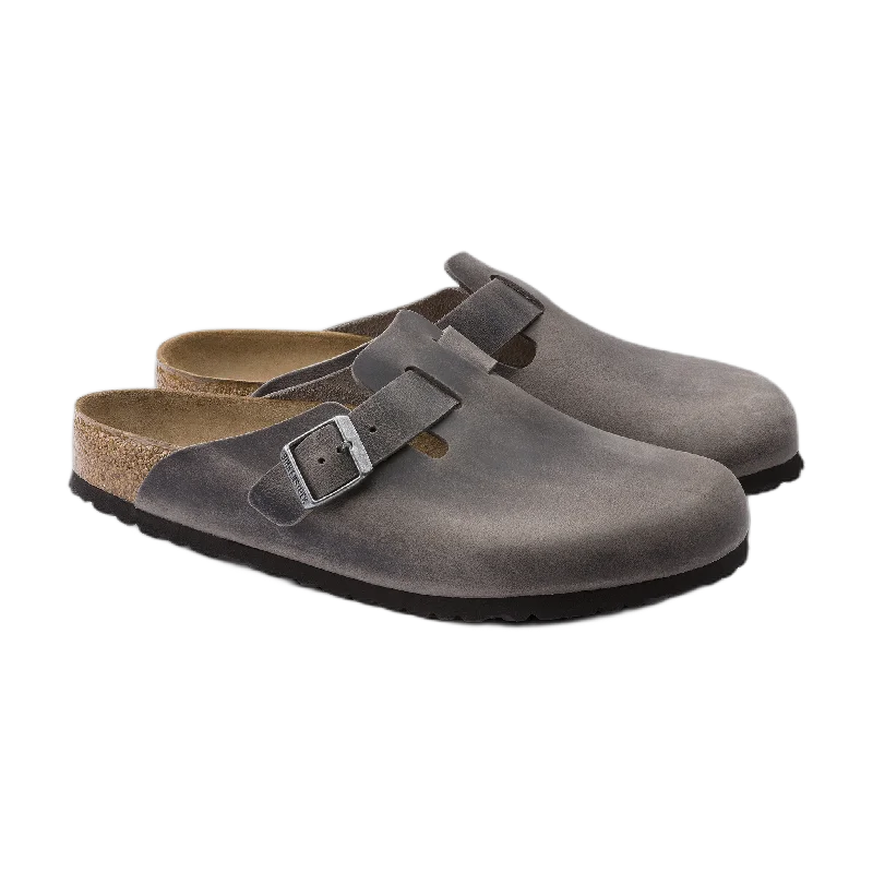 Comfortable Dress Shoes Boston Soft Footbed Oiled Leather