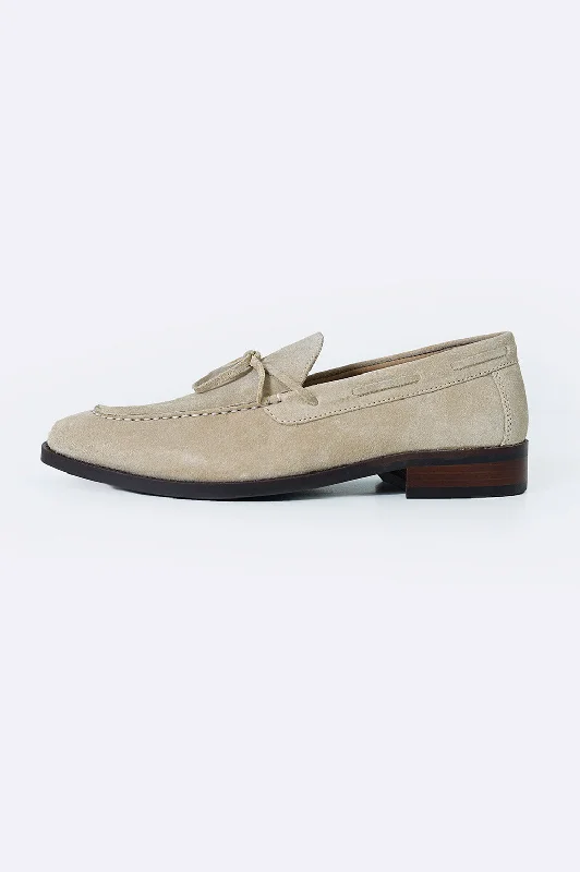 Leather Casual Shoes BOW LEATHER LOAFERS