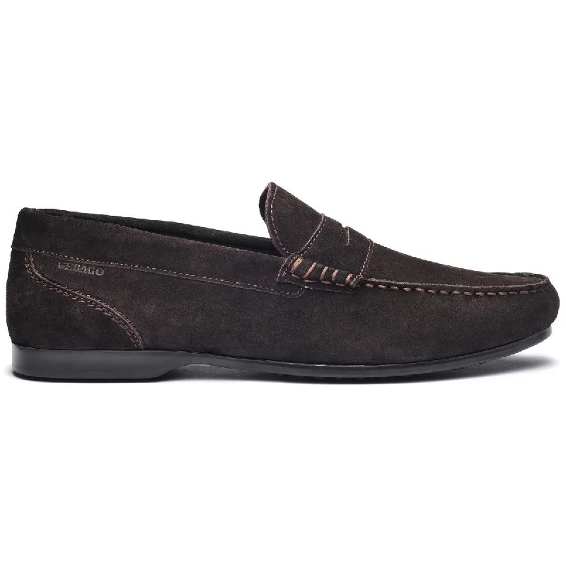 Comfortable Outdoor Sneakers Byron Suede - Dark Brown
