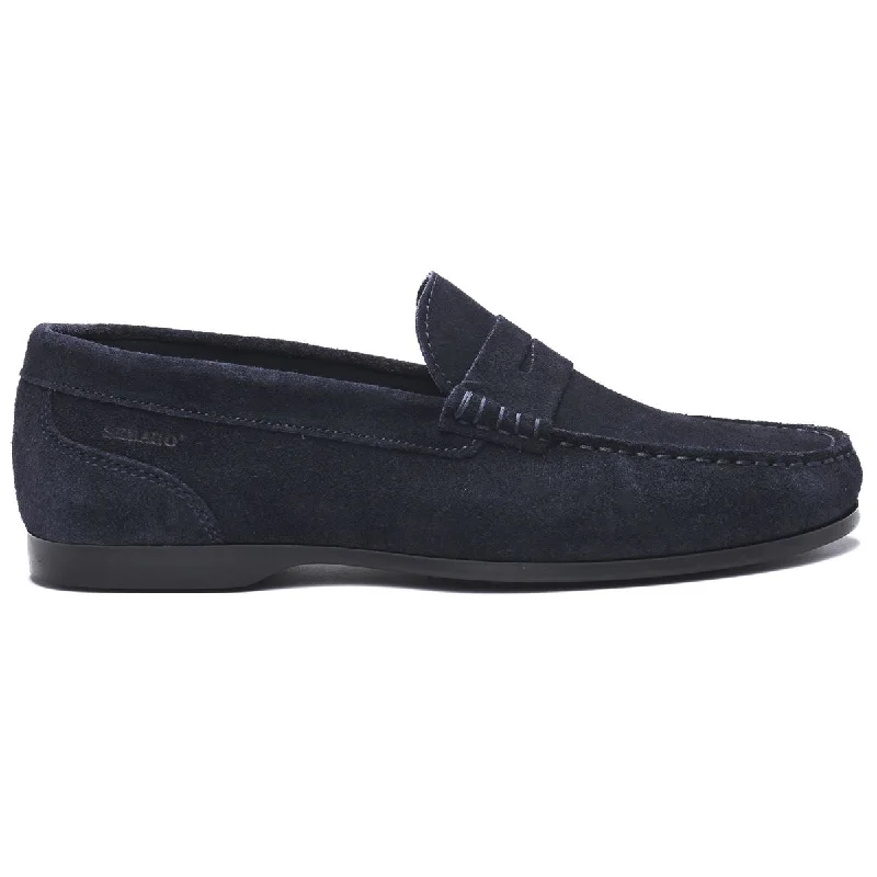 Trendy Casual Sandals Byron Suede - Navy Blue