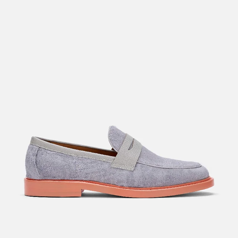 Comfortable Snow Footwear Online Calum Gray Leather Penny Loafers