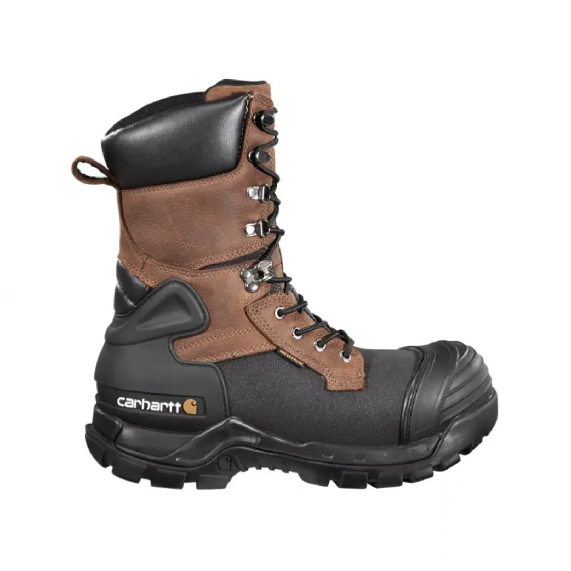 Trendy Snow Boots For Sale Carhartt Men's Yukon Pac Waterproof Insulated 10" Composite Toe Pac Boot