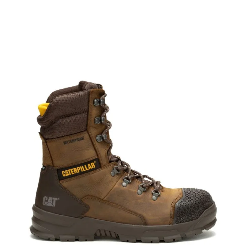 Comfortable Hiking Boots Sale Online CAT Men's Accomplice X Waterproof EH 8" Work Boot