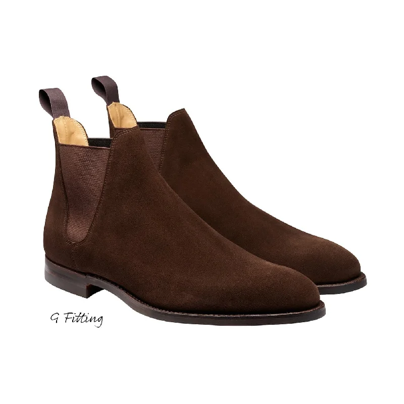 Outdoor Athletic Shoes Chelsea 8 Dark Brown Suede (G Fitting)