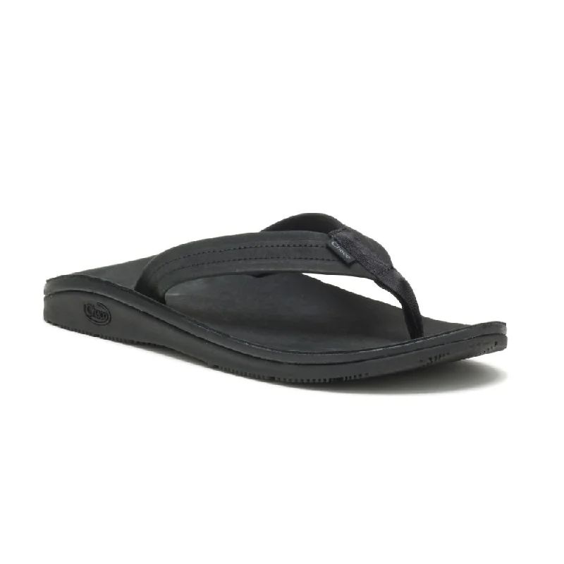 Trendy Loafers For Sale Men's Chaco Classic Leather Flip Color: Black