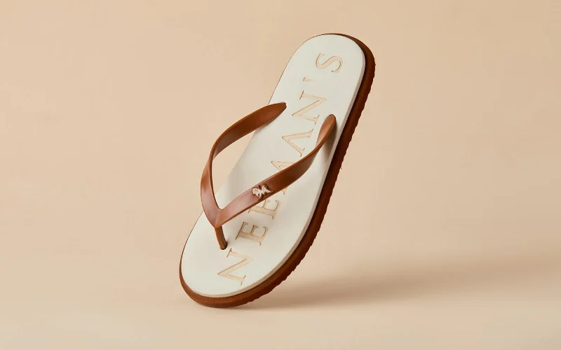 High Fashion Running Sandals Classic Slippers : Cream Brown