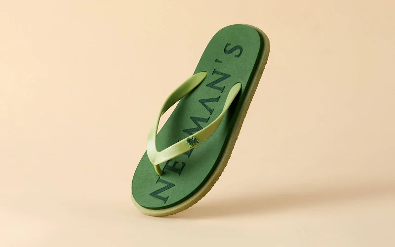 Designer Winter Footwear Classic Slippers : Olive Green