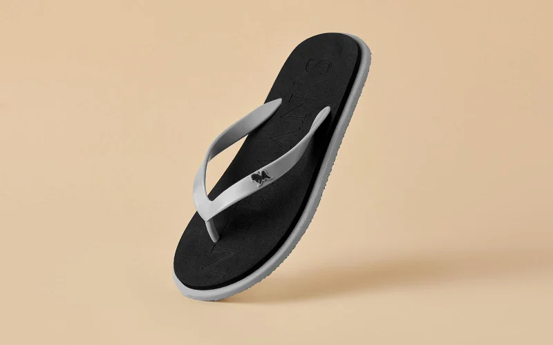 Casual Hiking Footwear Classic Slippers : Ash Black
